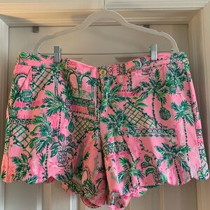 Lilly Pulitzer Buttercup Knit Mandevilla Baby Always Worth It Shorts